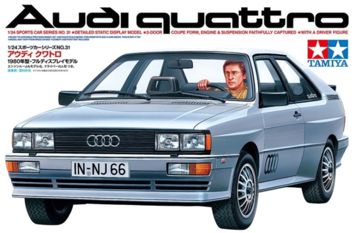 Tamiya 24031 - 1:24 Audi Quattro - 1 figure [1]