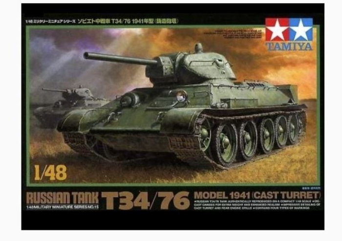 TAMIYA 32515 - 1:48 Russian Tank T34/76 - Model 1941 (Cast Turret) [1]