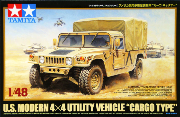 TAMIYA 32563 - 1:48 US Modern 4x4 Utility Vehicle - Cargo Type [1]