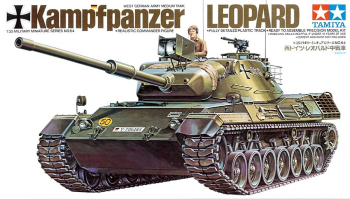 Tamiya 35064 - 1:35 West German Kampfpanzer Leopard Medium Tank [1]