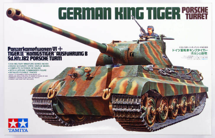 Tamiya 35169 - 1/35 German King Tiger (Porsche Turret) - SamiRC