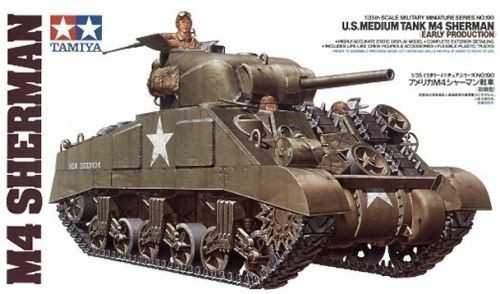 TAMIYA 35190 - 1:35 U.S. Medium Tank M4 Sherman - Early Production - 3 figures [1]