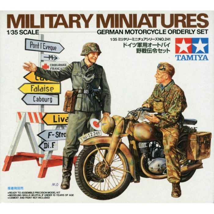 TAMIYA 35241 - 1:35 German Motorcycle Orderly - 2 figures [1]