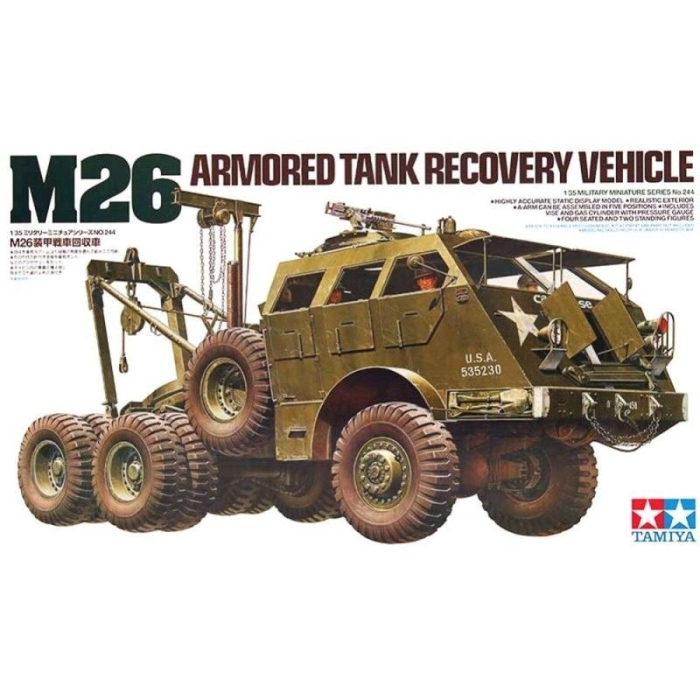 TAMIYA 35244 - 1:35 M26 Armored Tank Recovery Vehicle - 6 figures [1]
