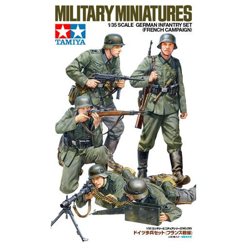 Tamiya 35293 - 1:35 German Infantry Set - (French Campaign) - 5 Figures [1]