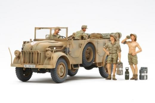 TAMIYA 35305 - 1:35 German Steyr Type 1500A/01 - & Africa Corps Infantry @ Rest [1]