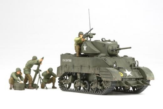 TAMIYA 35313 - 1:35 US Light Tank M5A1 - "Pursuit Operation"w/4 Figures [1]