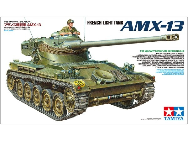 TAMIYA 35349 - 1:35 AMX-13 - 1 figure [1]