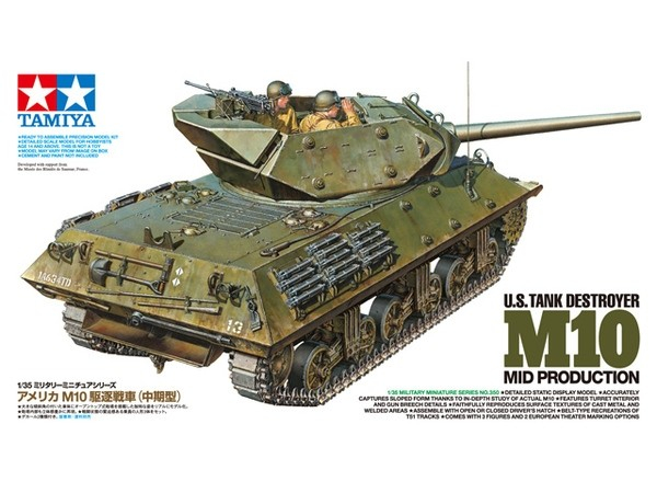 Tamiya 35350 - 1:35 U.S. TANK DESTROYER M10 MID PRODUCTION - 2 figures [1]