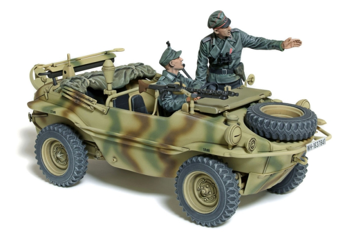 Tamiya 35393 - 1:35 German Schwimmwagen Type 166 Wide Wheel Version - 2 figures [2]