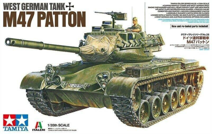 TAMIYA 37028 - 1:35 West German tank M47 Patton [1]