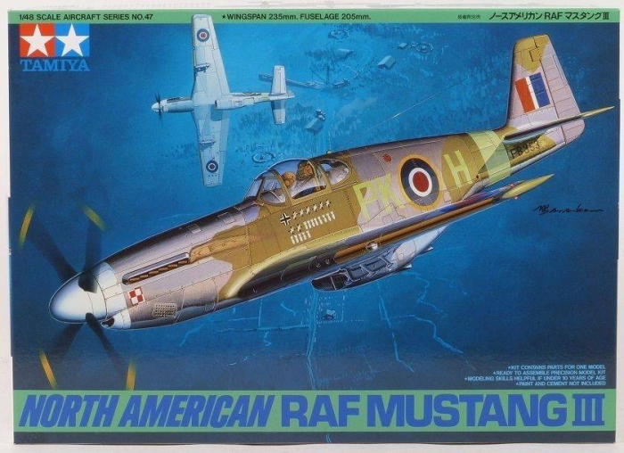 TAMIYA 61047 - 1:48 North American RAF Mustang III [1]