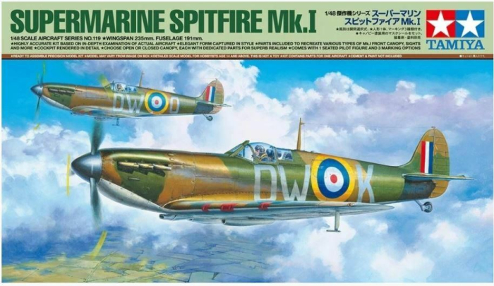 Tamiya 61119 - 1:48 Spitfire Mk.I [1]