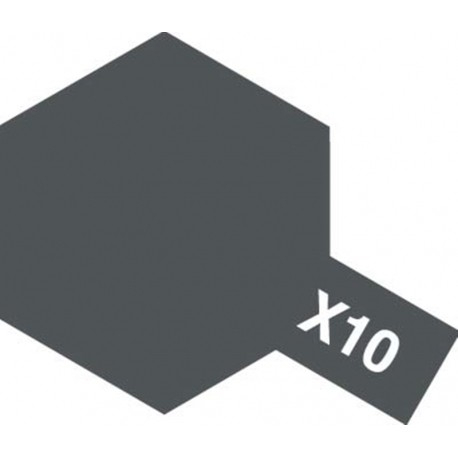 Tamiya 81010 - X-10 Gun Metal - Acrylic Paint (Gloss) 23 ml [1]