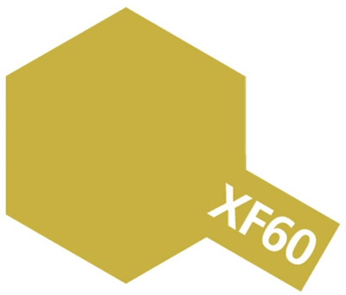 Tamiya 81360 - XF-60 Dark Yellow - Acrylic Paint (Flat) 23 ml [1]