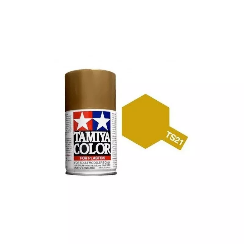 Tamiya 85021 - TS-21 Gold 100 ml (lucios) [1]
