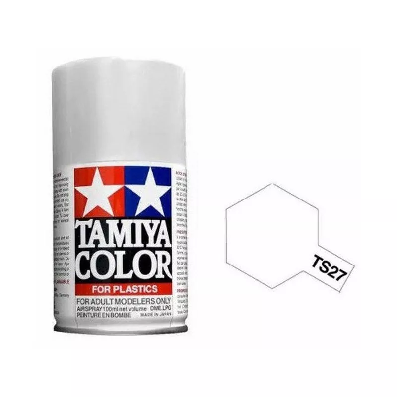 Tamiya 85027 - TS-27 Matt White 100 ml (mat) [1]