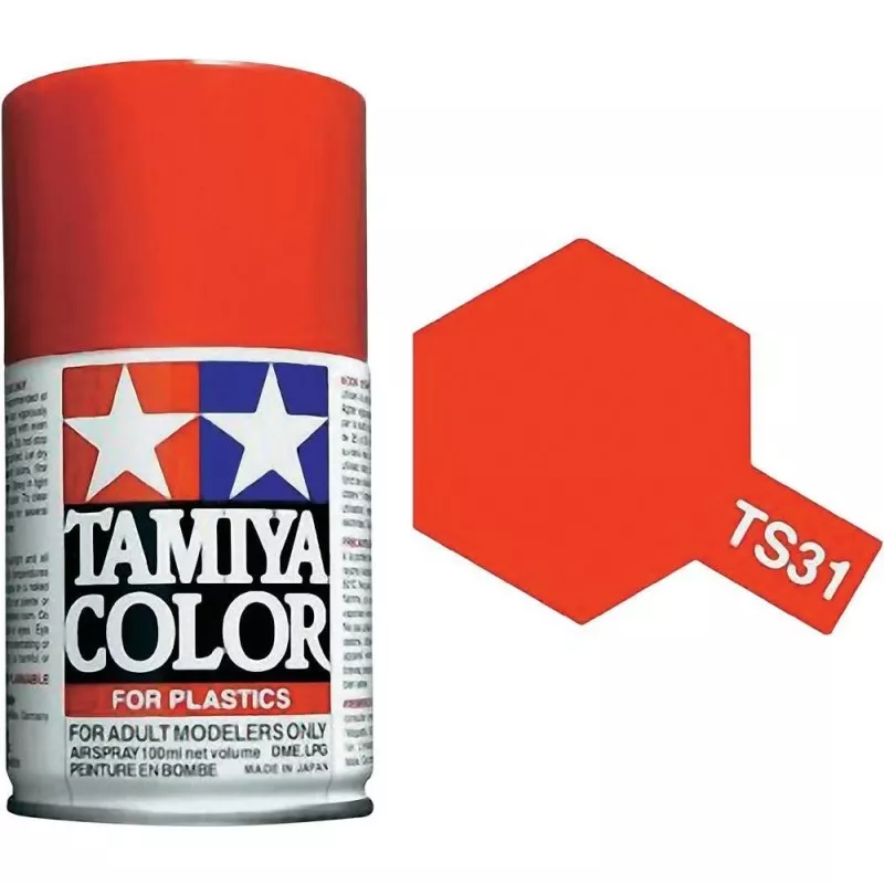 Tamiya 85031 - TS-31 Bright Orange 100 ml (lucios) [1]