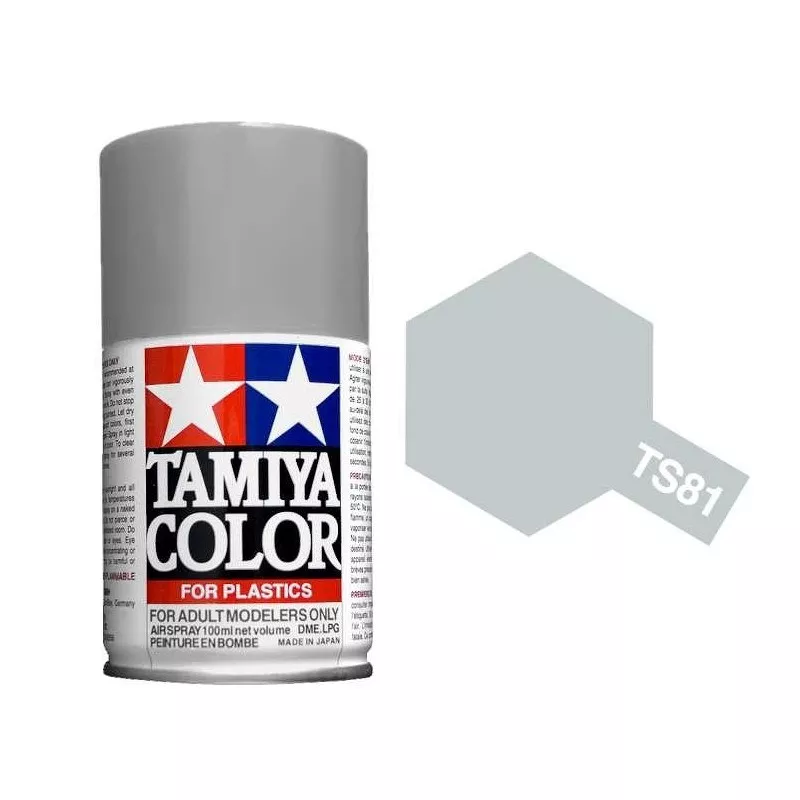 Tamiya 85081 - TS-81 Royal Light Grey 100 ml (lucios) [1]