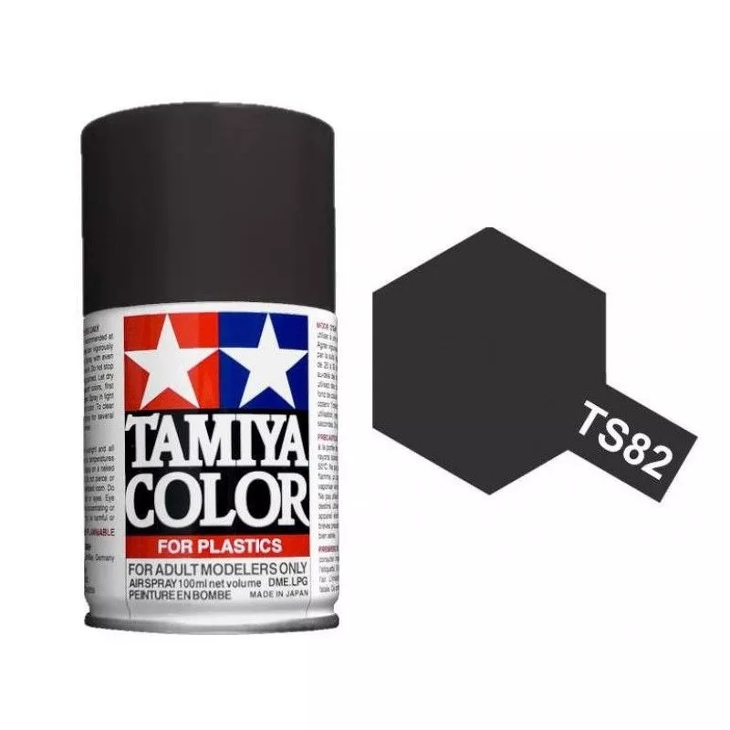 Tamiya 85082 - TS-82 Rubber Black 100 ml (mat) [1]