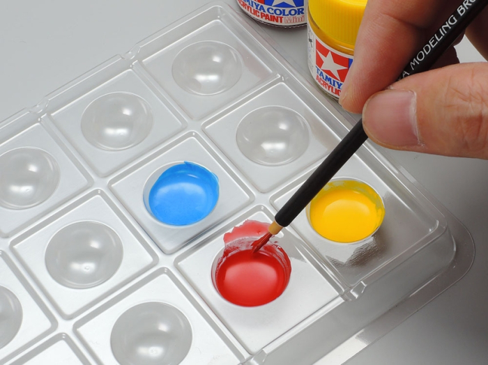 TAMIYA 87195 - 18 Well Palette for Brush Painting (5pcs set) [2]