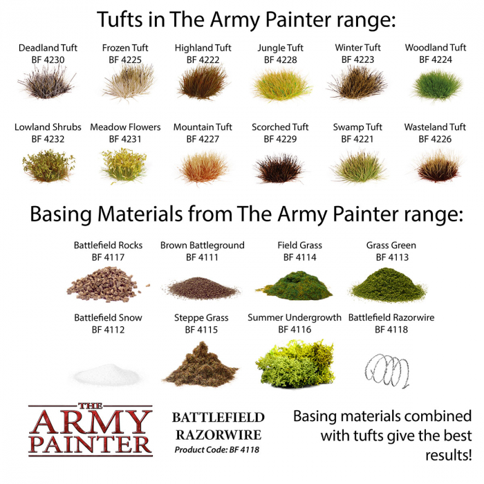 The Army Painter - Battlefield Basing: Battlefield Razorwire [6]