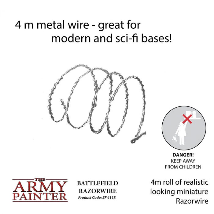 The Army Painter - Battlefield Basing: Battlefield Razorwire [2]