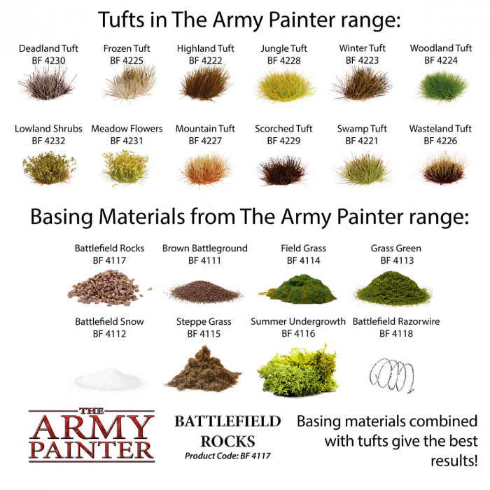 The Army Painter - Battlefield Basing: Battlefield Rocks [6]