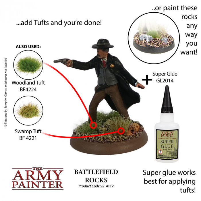 The Army Painter - Battlefield Basing: Battlefield Rocks [5]