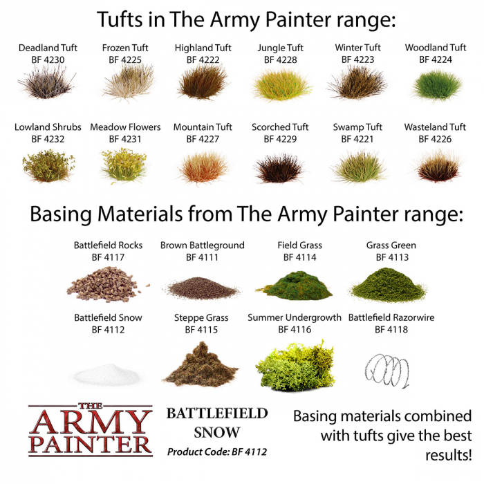 The Army Painter - Battlefield Basing: Snow [6]