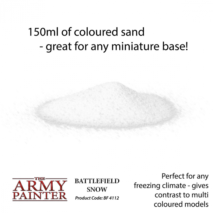 The Army Painter - Battlefield Basing: Snow [2]