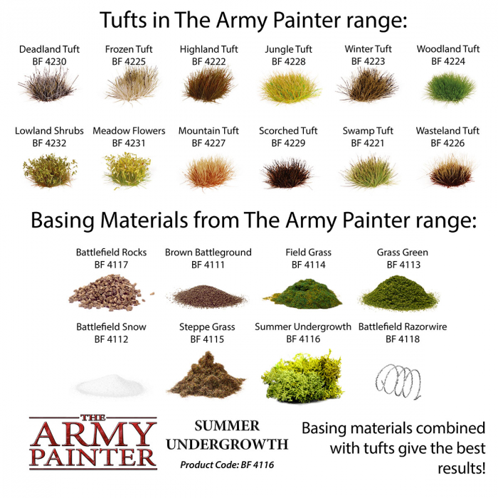 The Army Painter - Battlefield Basing: Summer Undergrowth [6]