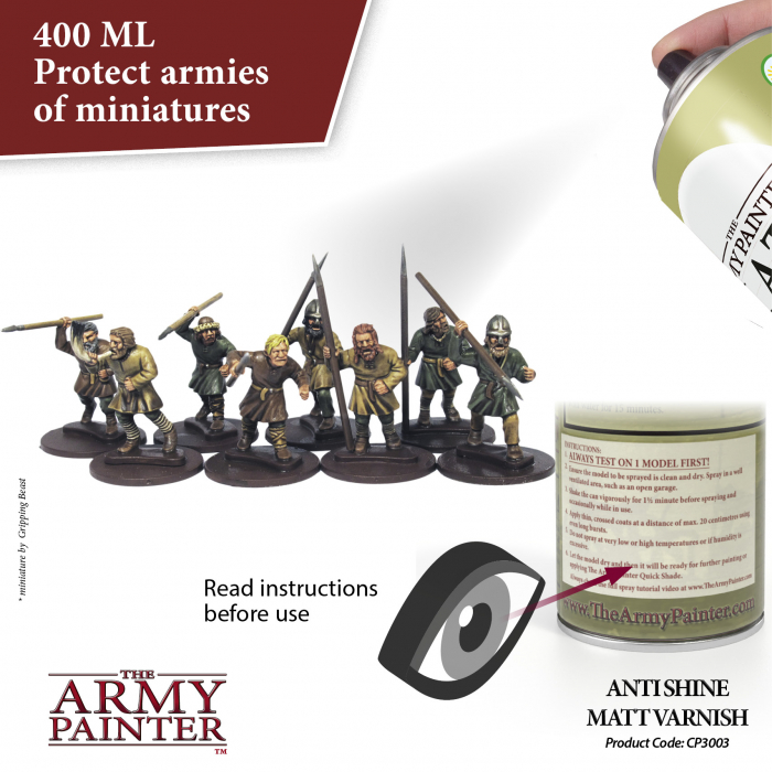 The Army Painter - Colour Primer: Anti Shine Matt Varnish [4]