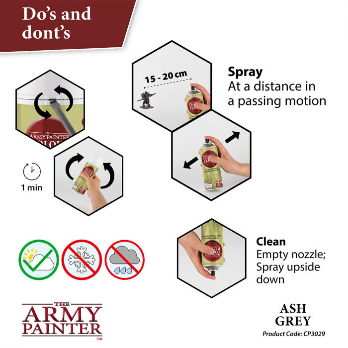 The Army Painter - Colour Primer: Ash Grey [5]