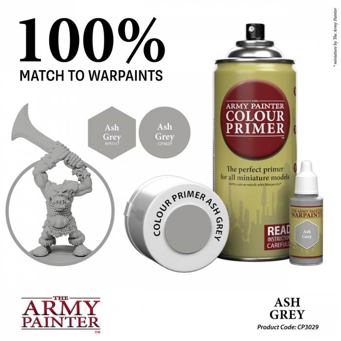 The Army Painter - Colour Primer: Ash Grey [4]