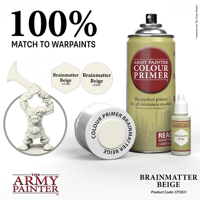 The Army Painter - Colour Primer: Brainmatter Beige [4]