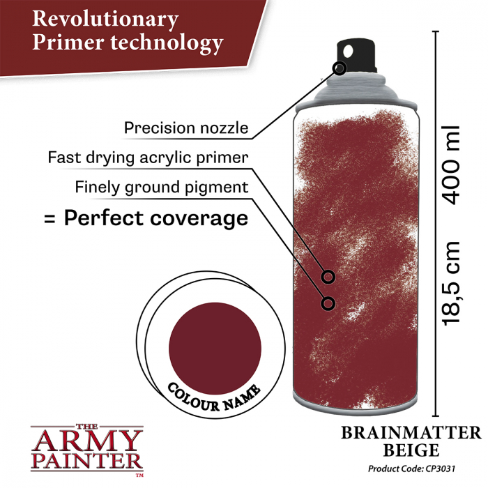 The Army Painter - Colour Primer: Brainmatter Beige [3]