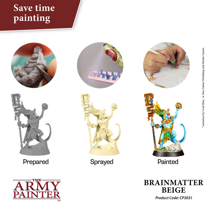 The Army Painter - Colour Primer: Brainmatter Beige [2]
