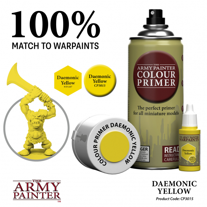 The Army Painter - Colour Primer: Daemonic Yellow [4]