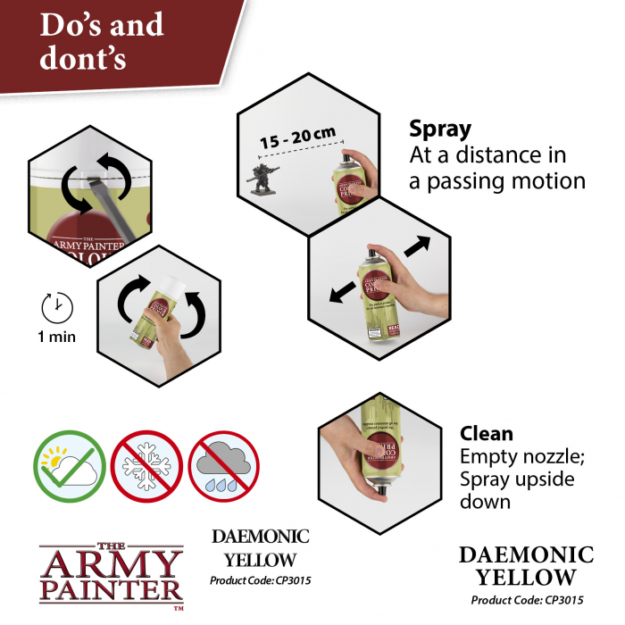 The Army Painter - Colour Primer: Daemonic Yellow [5]