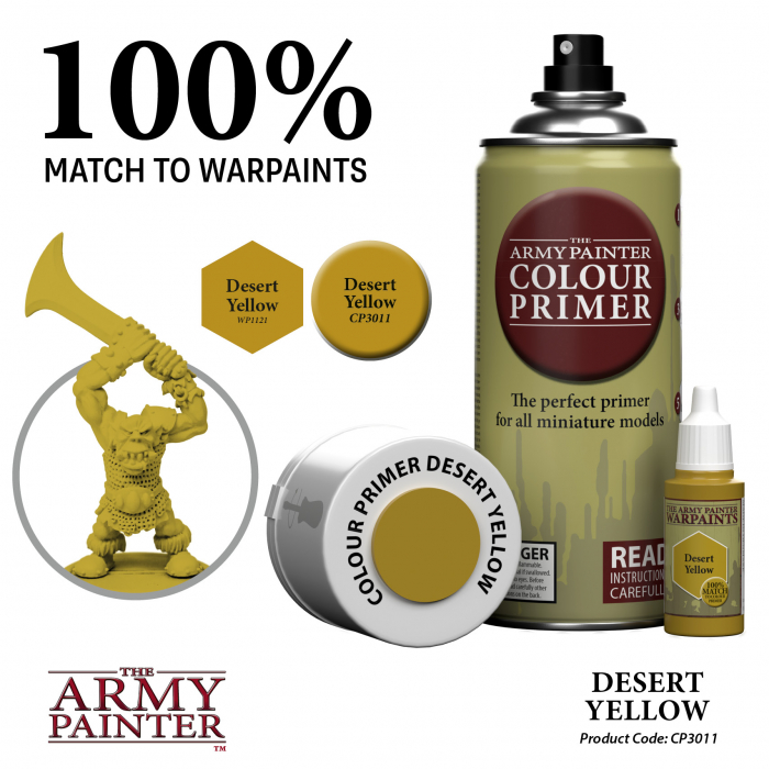The Army Painter - Colour Primer: Desert Yellow [4]