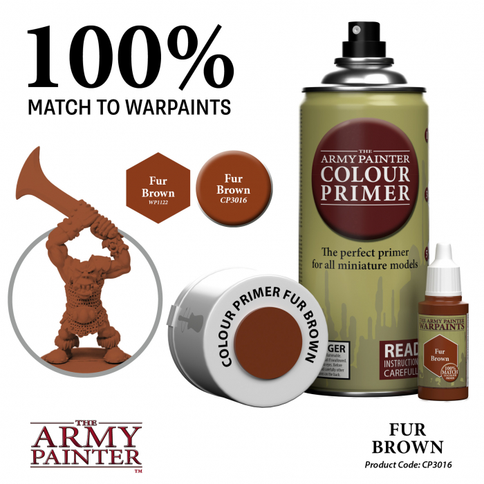 The Army Painter - Colour Primer: Fur Brown [4]