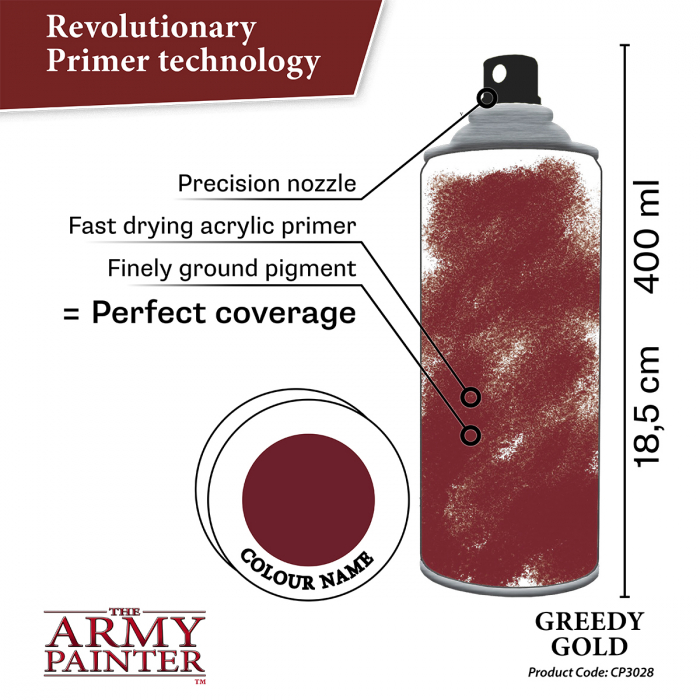 The Army Painter - Colour Primer: Greedy Gold [3]