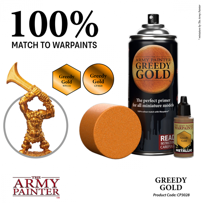 The Army Painter - Colour Primer: Greedy Gold [4]