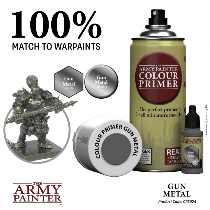 The Army Painter - Colour Primer: Gun Metal [4]