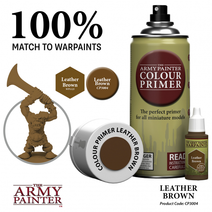 The Army Painter - Colour Primer: Leather Brown [4]