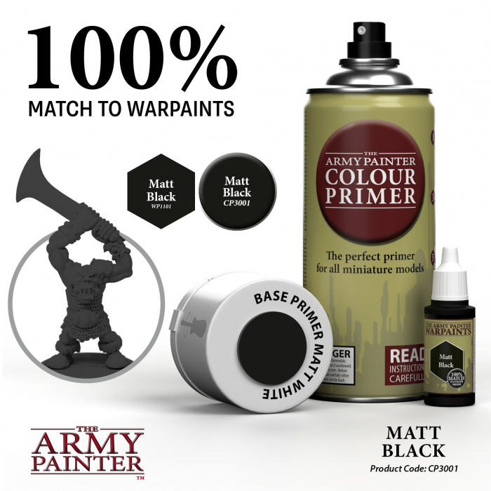 The Army Painter - Colour Primer: Matt Black [4]