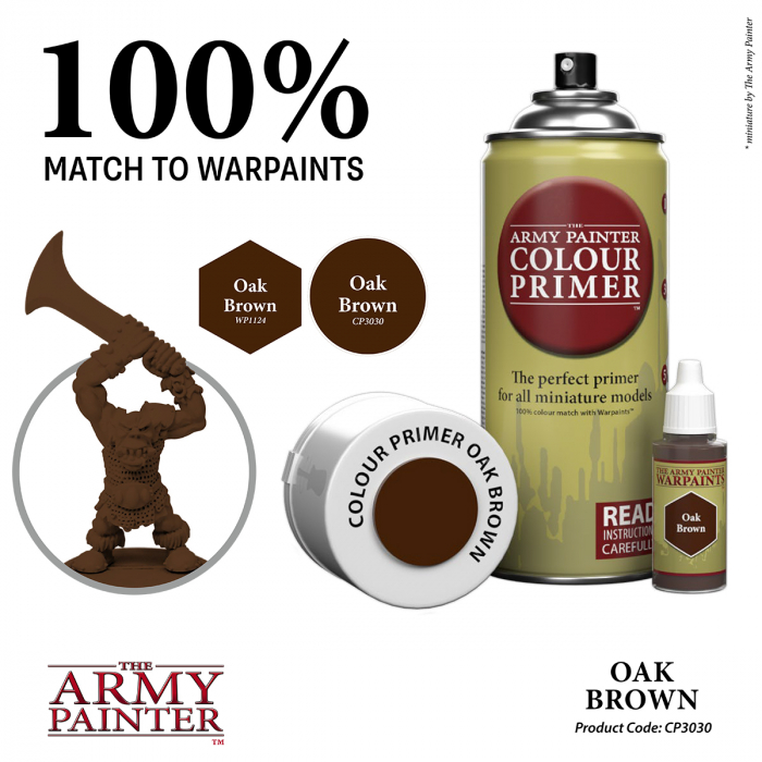 The Army Painter - Colour Primer: Oak Brown [4]
