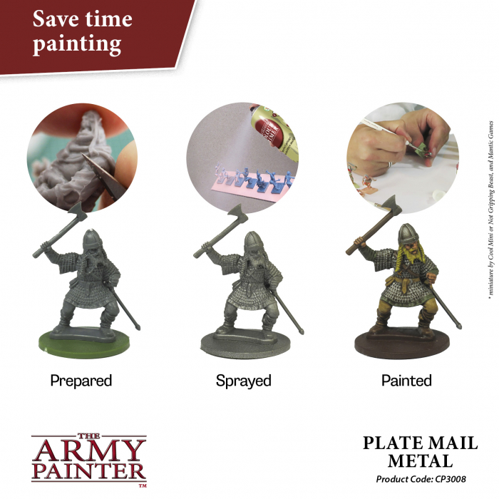 The Army Painter - Colour Primer: Plate Mail Metal [2]