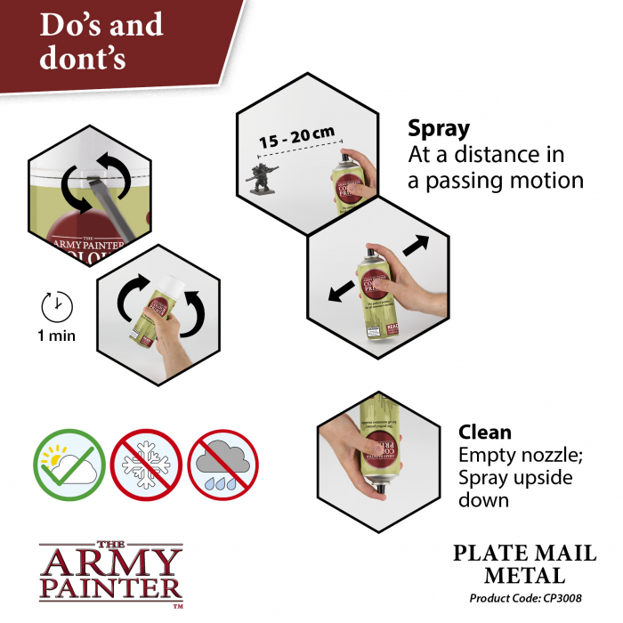 The Army Painter - Colour Primer: Plate Mail Metal [5]